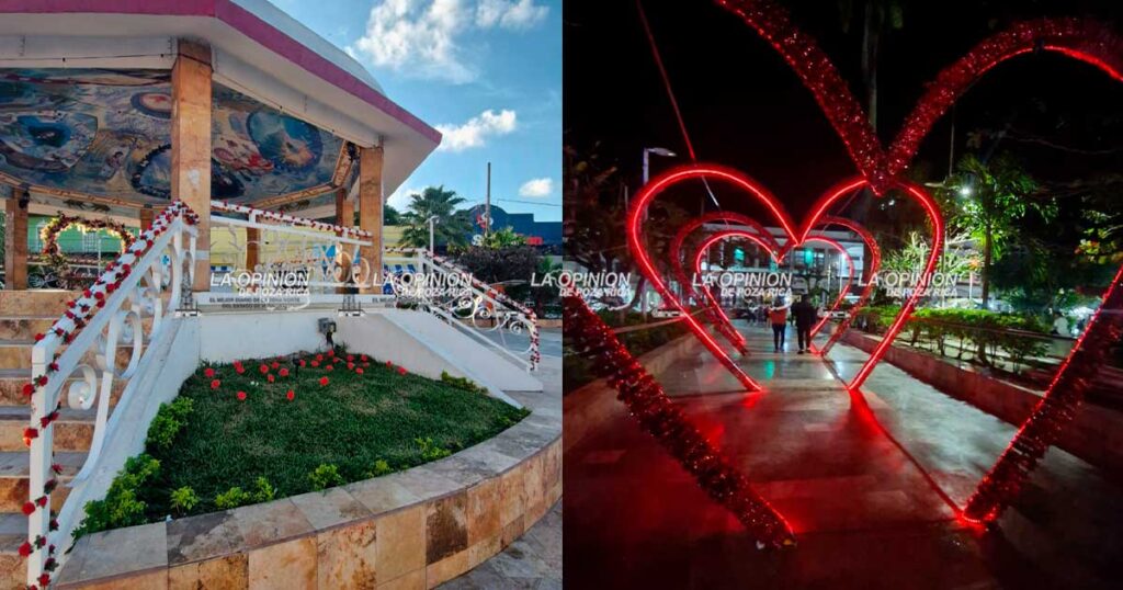 Parque de Gutiérrez Zamora se viste de amor ante el próximo 14 de febrero Parque de Gutiérrez Zamora se viste de amor ante el próximo 14 de febrero