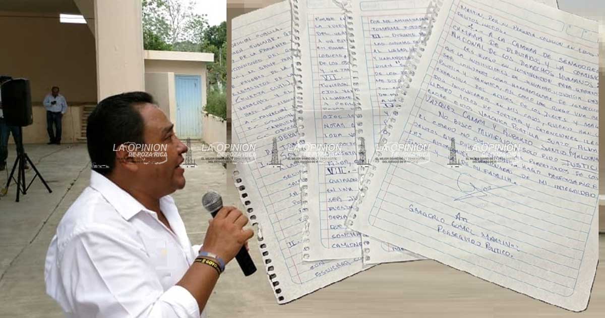 Goyo Gómez denuncia persecución política Goyo Gómez denuncia persecución política