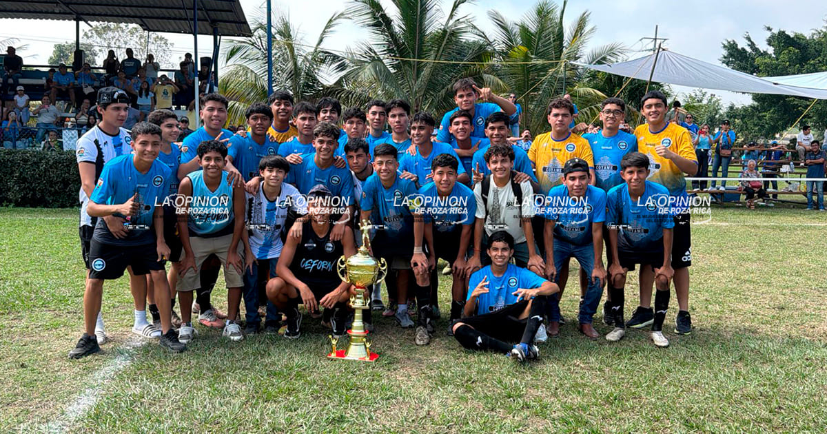 CEFORIN Poza Rica campeón Sub-17 de la Liga Nacional Juvenil Scotiabank