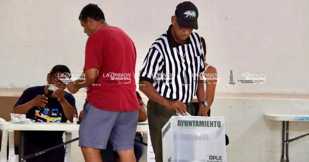 Jornada electoral tranquila en Tamiahua
