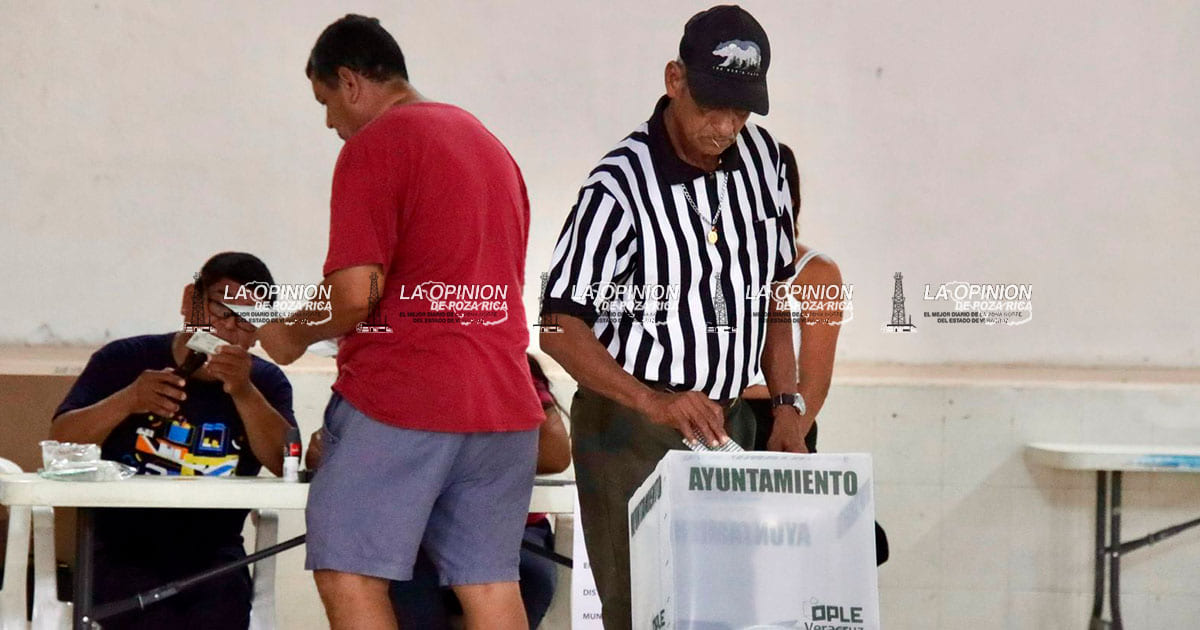 Jornada electoral tranquila en Tamiahua
