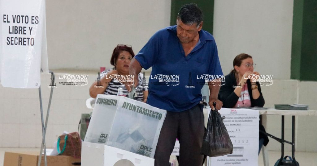 Jornada electoral tranquila en Tamiahua