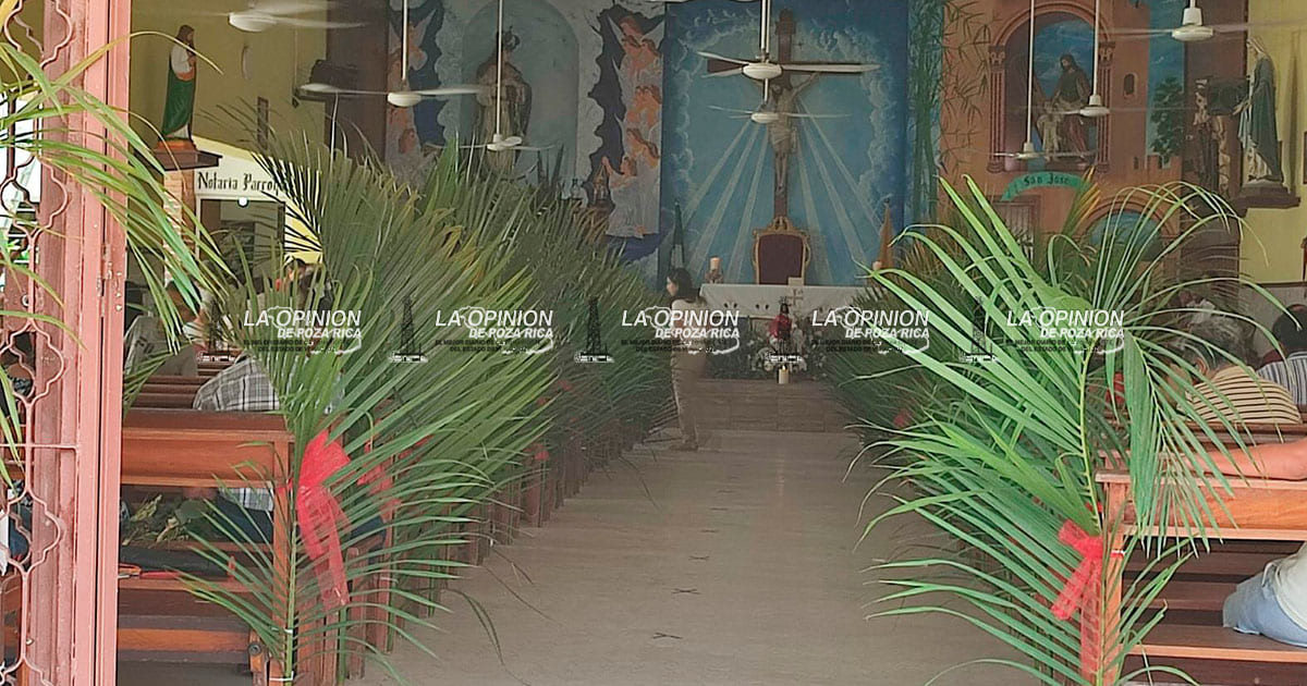 Multitud marca el arranque de la Semana Santa en parroquia María Inmaculada