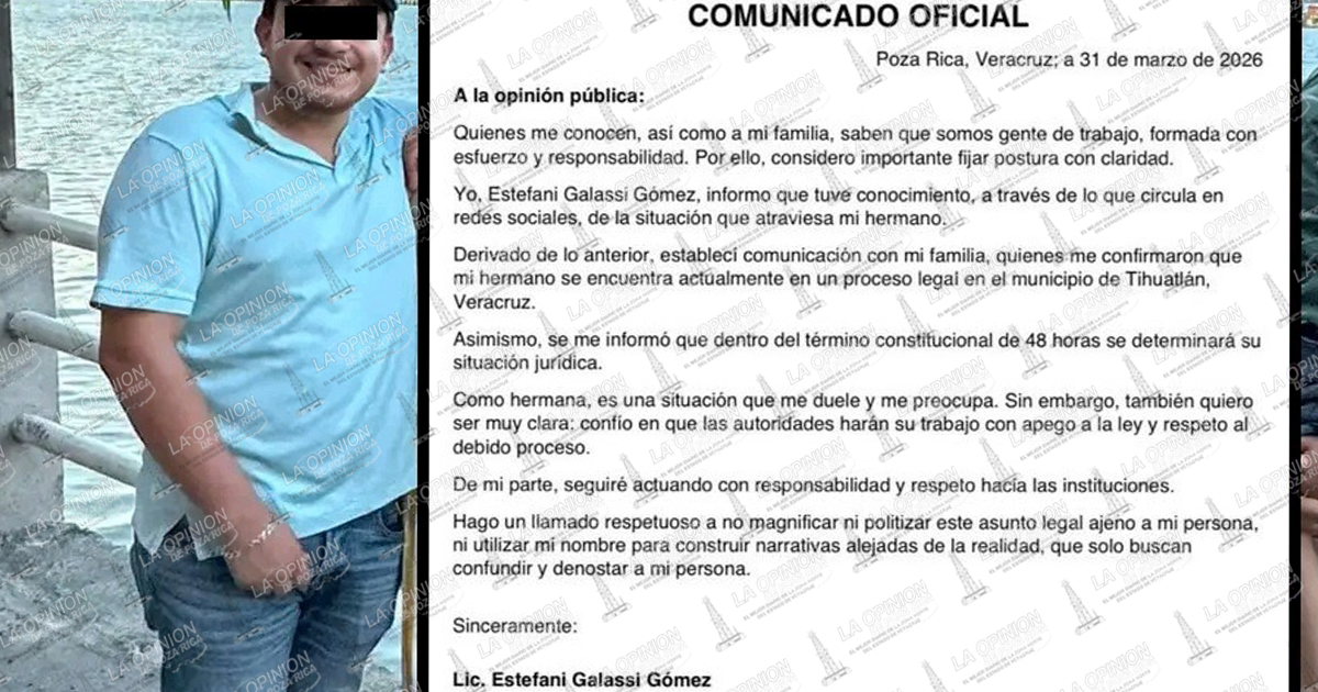 Piden Delegada no politizar la detención de hermano