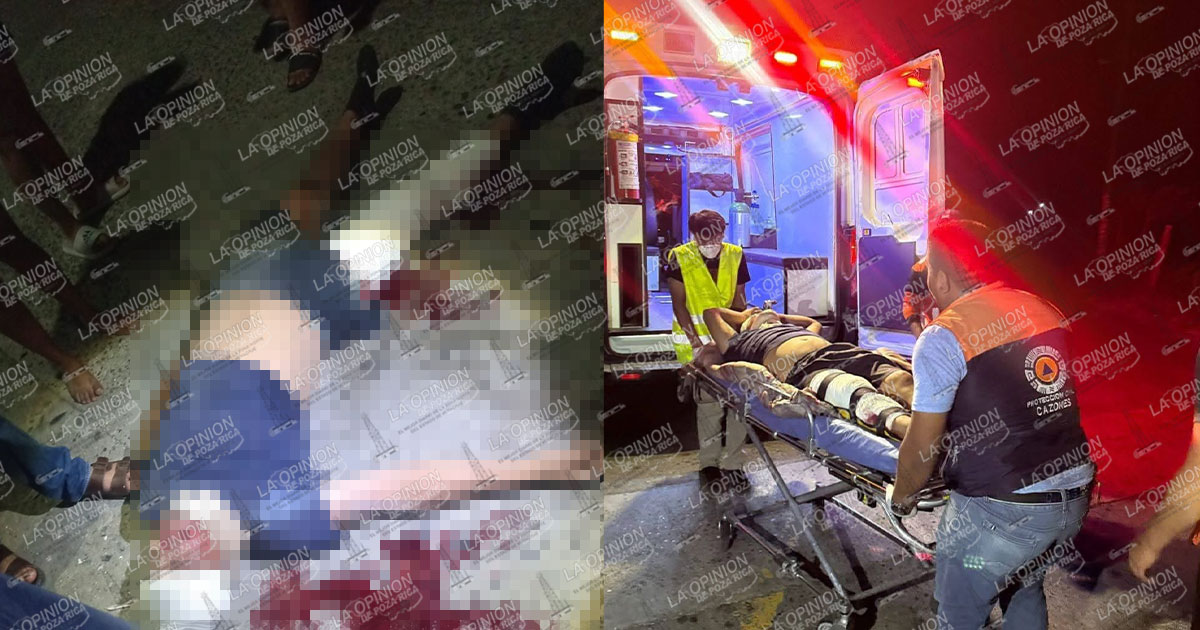 Motociclista al borde de la muerte Motociclista al borde de la muerte