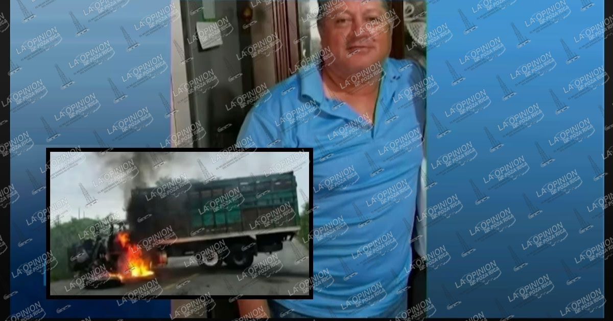 Una semana desaparecido tras incendio de su camión Una semana desaparecido tras incendio de su camión