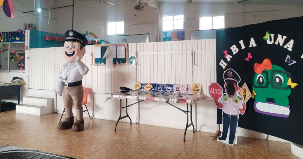 Fomentan cultura vial desde el kínder en Gutiérrez Zamora Fomentan cultura vial desde el kínder en Gutiérrez Zamora