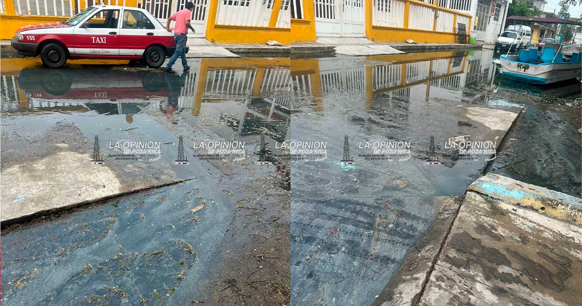 Se agrava problema del drenaje en Tecolutla; aguas negras contaminan toma de agua potable Se agrava problema del drenaje en Tecolutla; aguas negras contaminan toma de agua potable