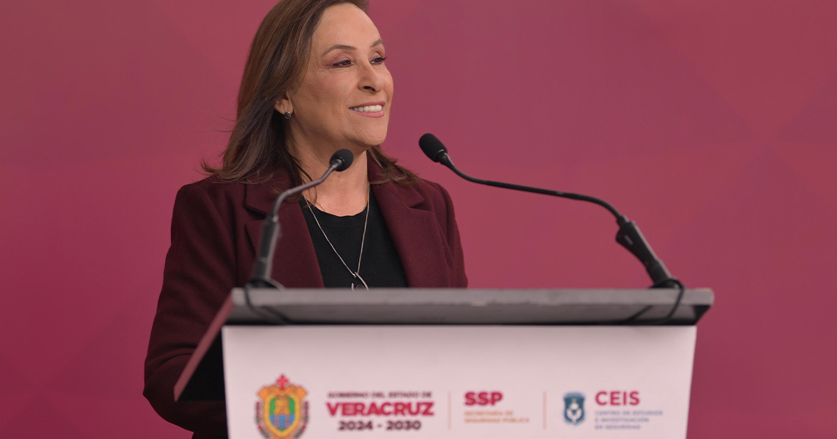 Rocío Nahle reafirma que en seguridad el pacto es con la sociedad Rocío Nahle reafirma que en seguridad el pacto es con la sociedad