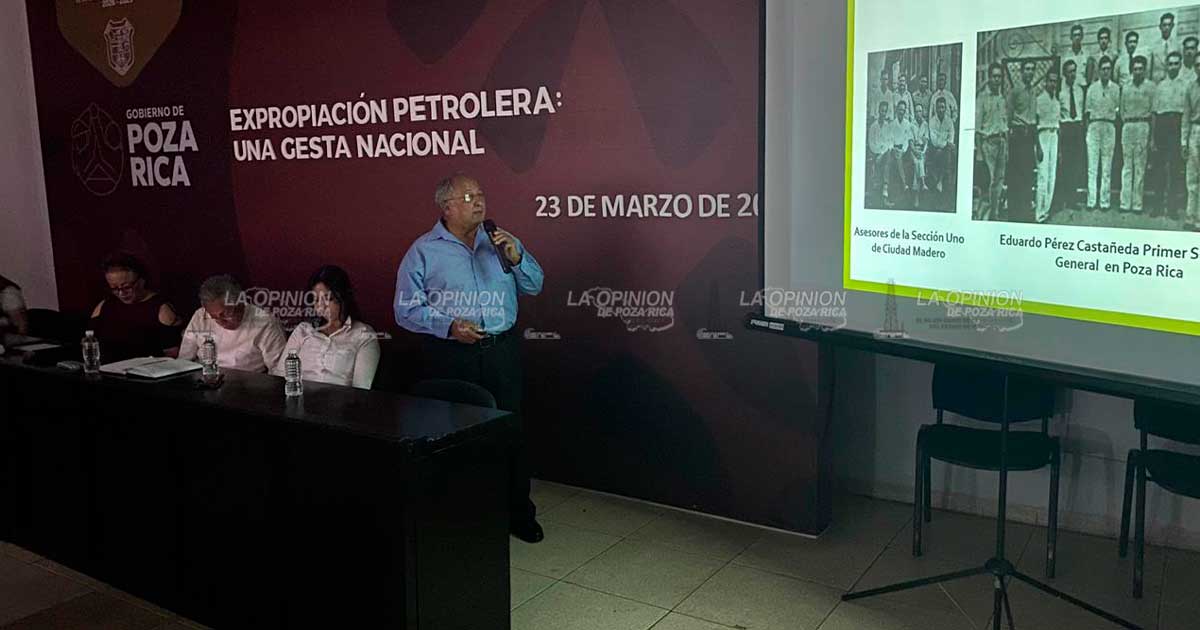 Imparten conferencia Expropiación Petrolera: Una Gesta Heroica Imparten conferencia Expropiación Petrolera: Una Gesta Heroica