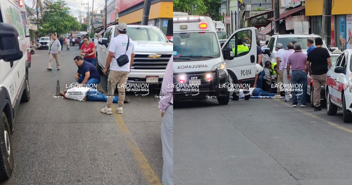 Balean a ex esposo de alcaldesa de Soledad de Doblado junto a Palacio Municipal Balean a ex esposo de alcaldesa de Soledad de Doblado junto a Palacio Municipal