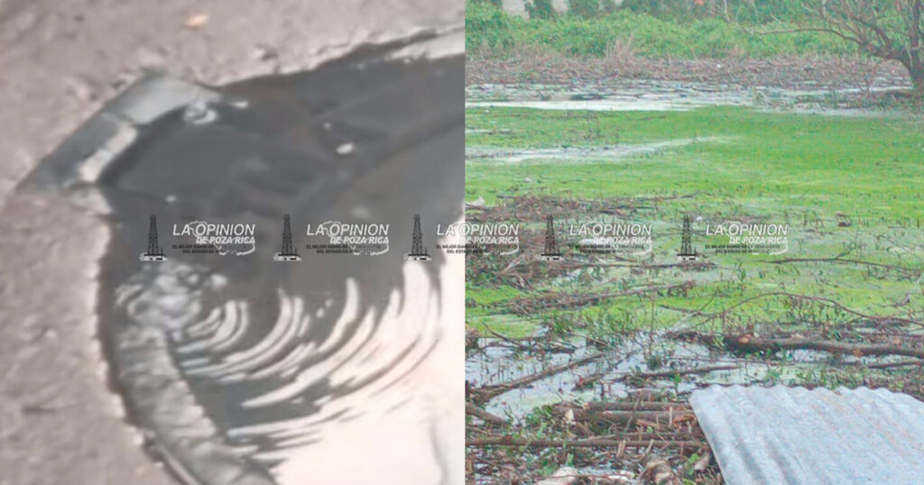 Se agrava problema del drenaje en Tecolutla; aguas negras contaminan toma de agua potable Se agrava problema del drenaje en Tecolutla; aguas negras contaminan toma de agua potable