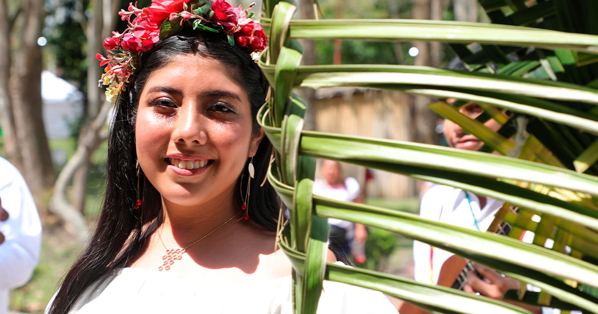 La hoja de maíz se transforma en arte y tradición en Cumbre Tajín La hoja de maíz se transforma en arte y tradición en Cumbre Tajín