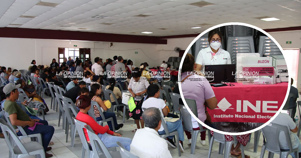 Alta demanda en el módulo del INE, estará martes y miércoles en el Auditorio Municipal Alta demanda en el módulo del INE, estará martes y miércoles en el Auditorio Municipal