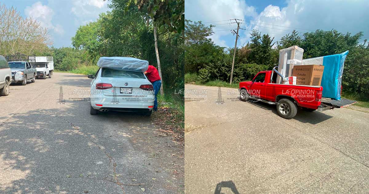 Cumple gobierno federal a damnificados con los enseres domésticos Cumple gobierno federal a damnificados con los enseres domésticos