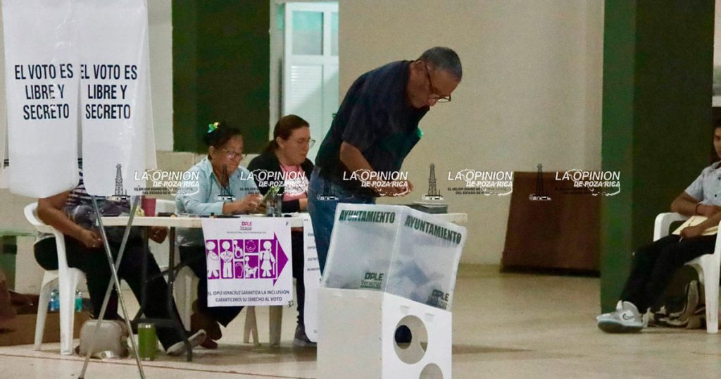 Jornada electoral tranquila en Tamiahua