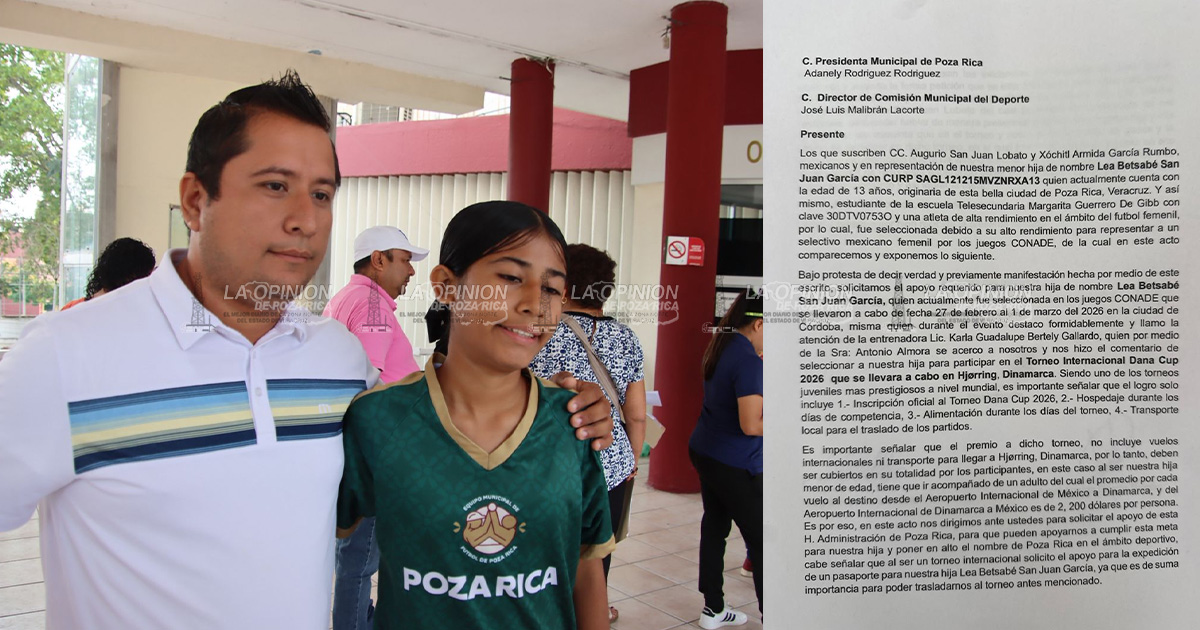 Joven futbolista busca apoyo para representar a México en torneo internacional en Dinamarca Joven futbolista busca apoyo para representar a México en torneo internacional en Dinamarca