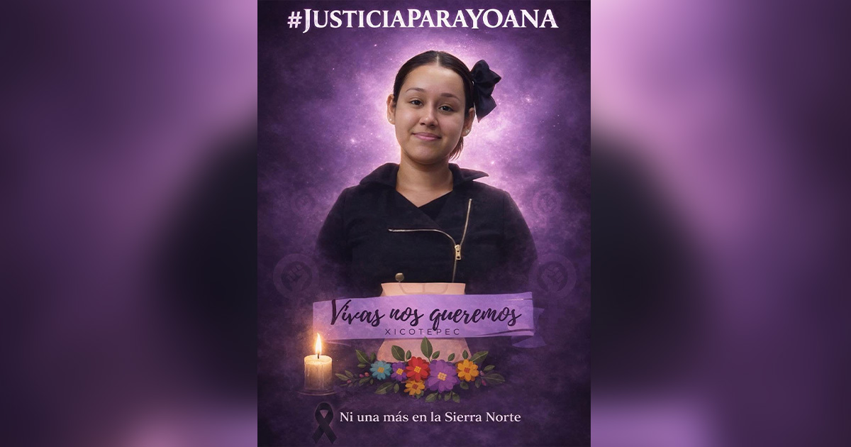 Colectivo “Vivas Nos Queremos” fija postura tras feminicidio de Yoana Lizeth en la Sierra Norte de Puebla Colectivo “Vivas Nos Queremos” fija postura tras feminicidio de Yoana Lizeth en la Sierra Norte de Puebla