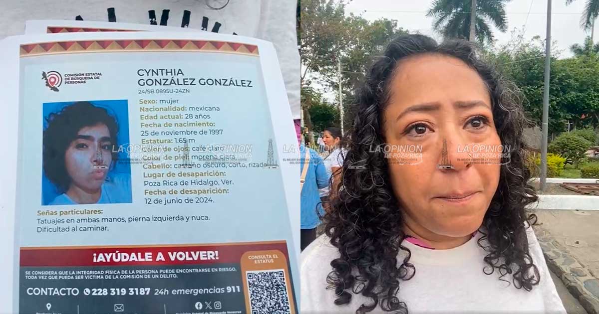 Buscan a una mujer de CDMX desaparecida en Poza Rica en 2024 Buscan a una mujer de CDMX desaparecida en Poza Rica en 2024