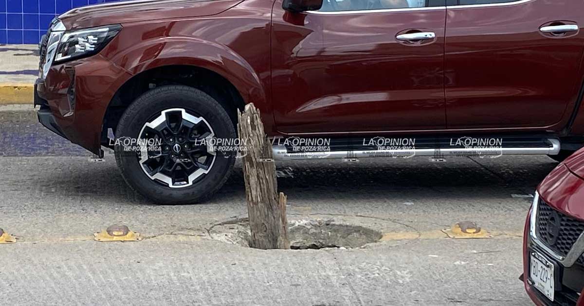 Reportan alto riesgo en la calle Costa Rica de la 27 de septiembre Reportan alto riesgo en la calle Costa Rica de la 27 de septiembre