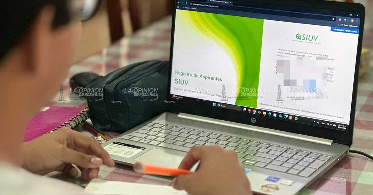Reportan saturación en proceso de inscripción a la Universidad Veracruzana Aspirantes a ingresar a la Universidad Veracruzana reportaron fallas y saturación en la plataforma digital de registro, lo que ha provocado tiempos de esper