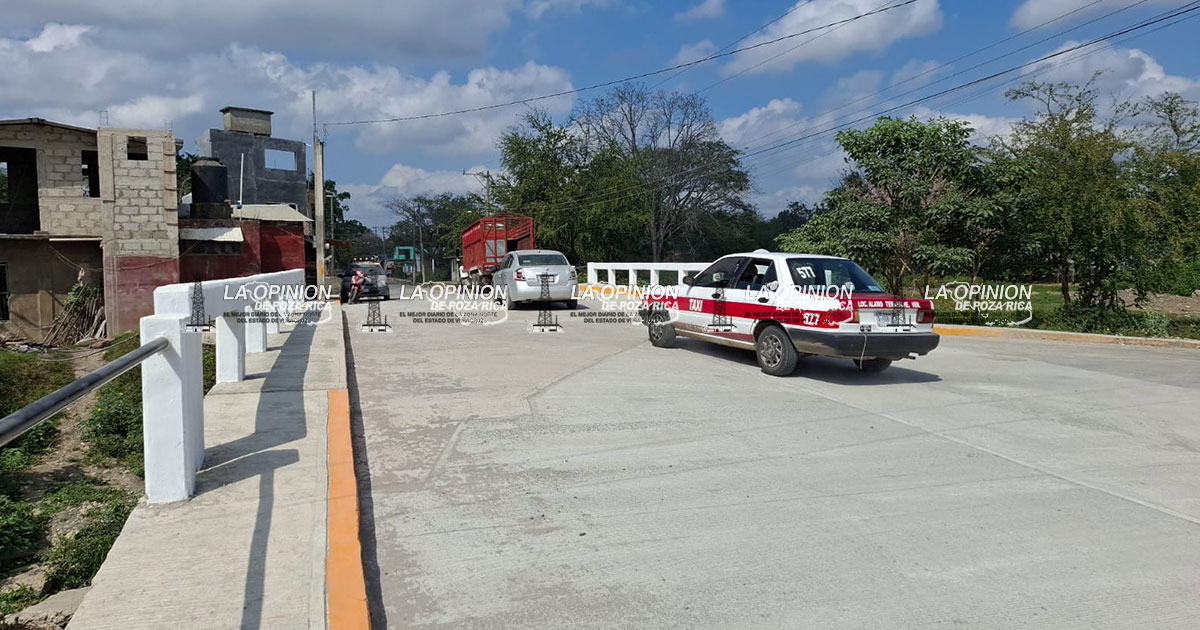 Terminan puente, pero hay otras obras aún inconclusas Terminan puente, pero hay otras obras aún inconclusas