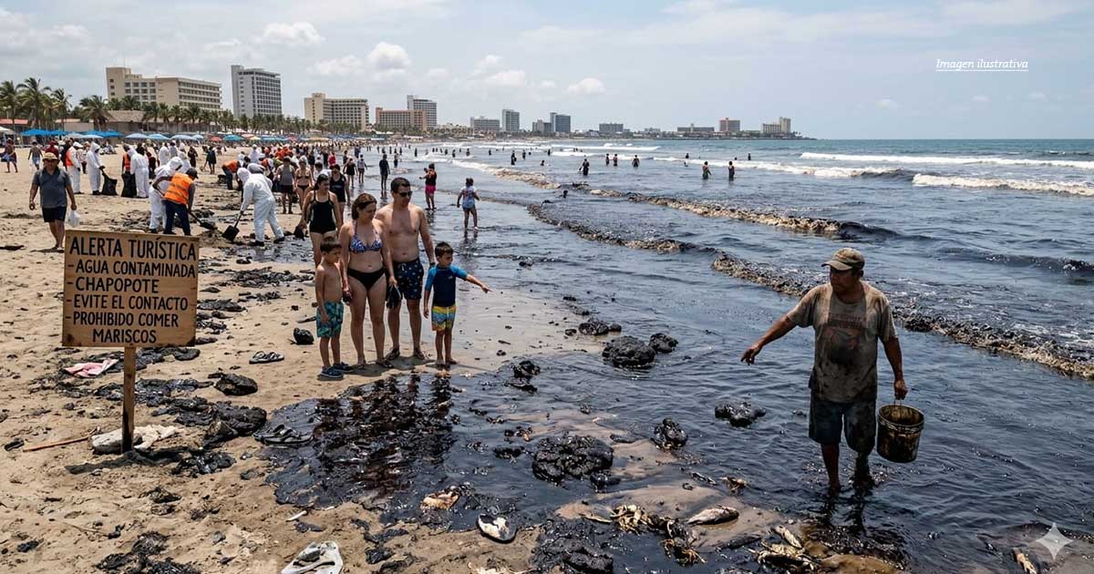 Semana Santa entre chapopote y mariscos contaminados Semana Santa entre chapopote y mariscos contaminados