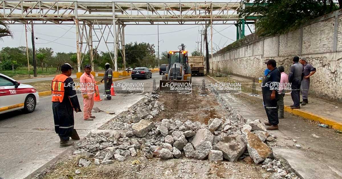 Ayuntamiento aplica bacheo sobre el González Ortega Ayuntamiento aplica bacheo sobre el González Ortega