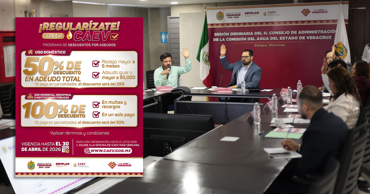 Promoción para regularizar agua Hasta el 30 de abril obtendrán descuentos para cubrir adeudos y rezagos