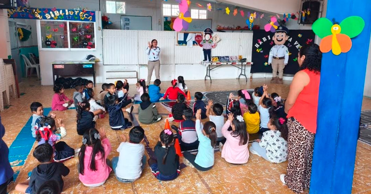 Fomentan cultura vial desde el kínder en Gutiérrez Zamora Fomentan cultura vial desde el kínder en Gutiérrez Zamora