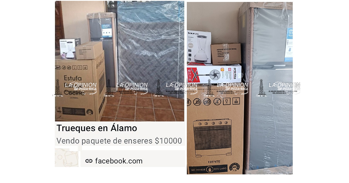 Damnificados venden artículos de Bienestar Damnificados venden artículos de Bienestar