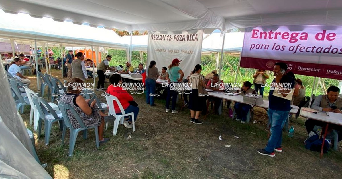 Avanza más del 50% entrega de enseres a damnificados por inundación Avanza más del 50% entrega de enseres a damnificados por inundación
