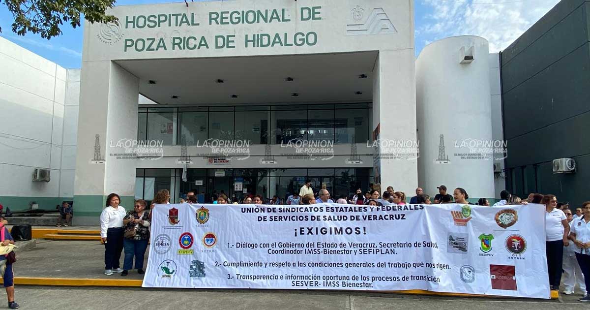 Se manifiestan trabajadores adheridos a 17 sindicatos de todo el estado