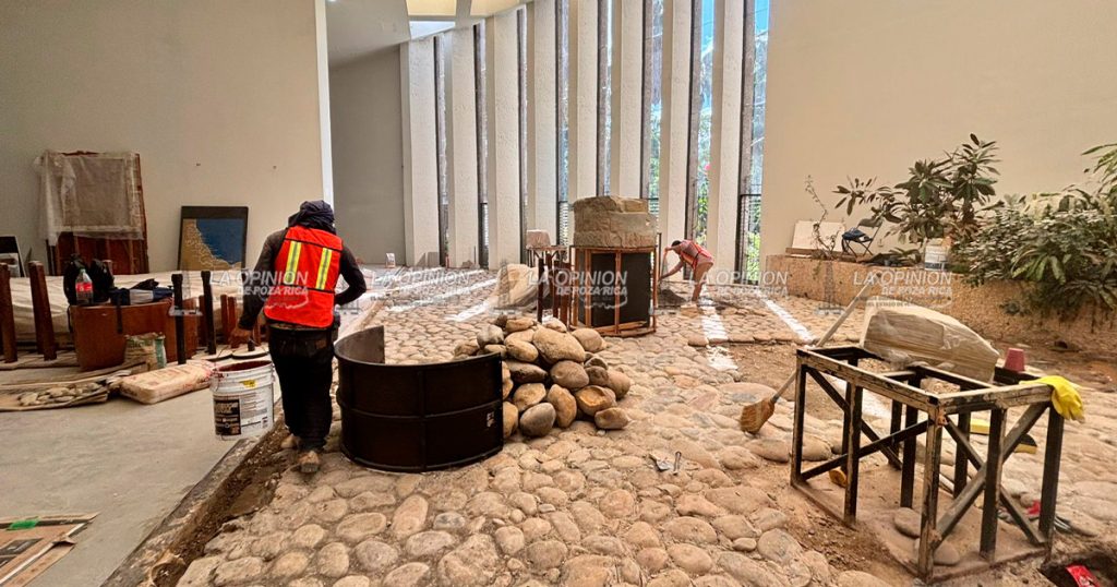 Avanzan trabajos en el museo de sitio de El Tajín Avanzan trabajos en el museo de sitio de El Tajín