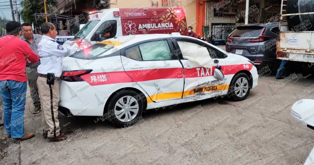 Carambola deja mujer lesionada Carambola deja mujer lesionada