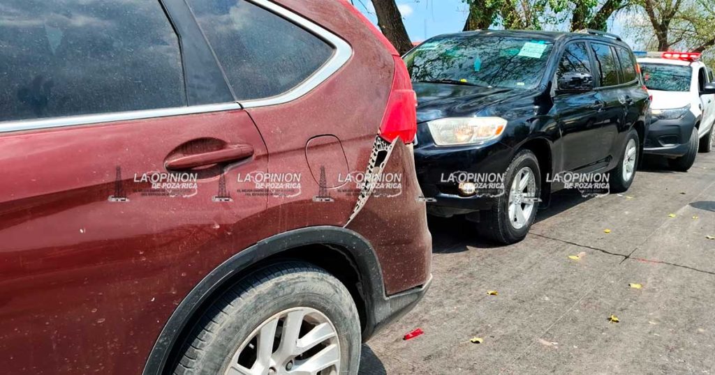 Maestra lesionada en choque por alcance Maestra lesionada en choque por alcance