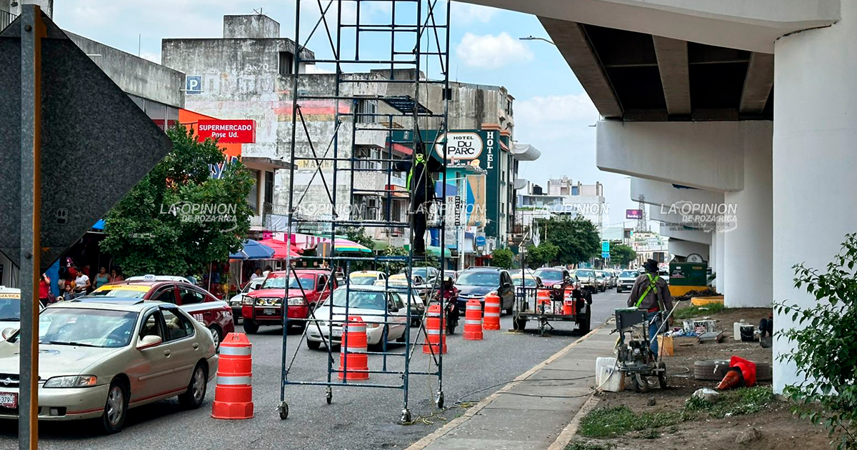 Cierre parcial en Boulevard Ruiz Cortines por trabajos de mantenimiento
