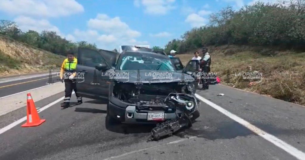 Se estampó contra tractocamión