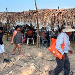 Palaperos de Zacate Colorado y Corralillos dan la bienvenida a turistas durante Semana Santa