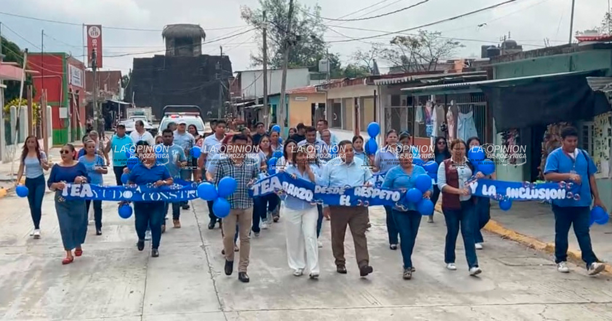 Inician jornadas por el Mes del Autismo