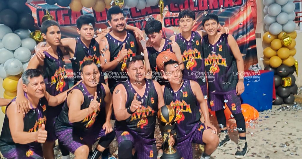 ¡Se conocen a los reyes y reinas del basquetbol de Poza Rica!