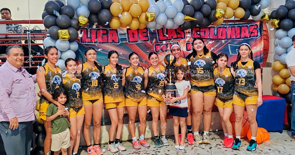 ¡Se conocen a los reyes y reinas del basquetbol de Poza Rica!