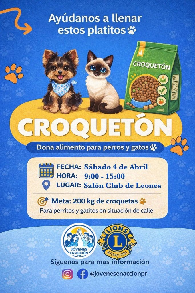 Invitan a donar alimento para perros y gatos en situación de calle este 4 de abril