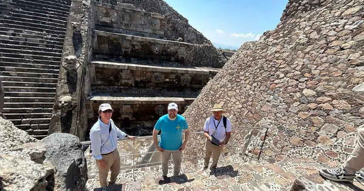Asturias cierra misión con visita a Teotihuacan Asturias cierra misión con visita a Teotihuacan