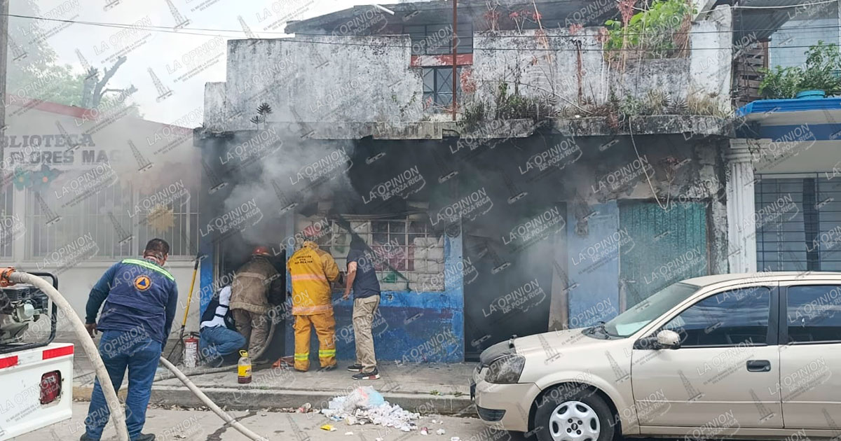 Incendia su propia vivienda Incendia su propia vivienda