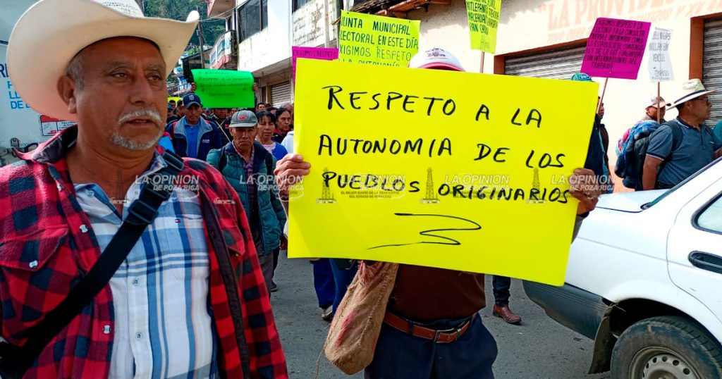 Bloqueo y marcha por la elección de agentes