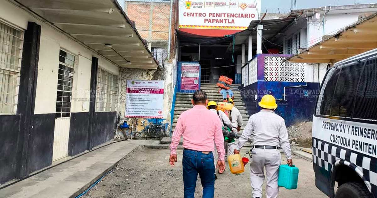 Refuerzan acciones sanitarias en el CERESO con jornada de fumigación Refuerzan acciones sanitarias en el CERESO con jornada de fumigación
