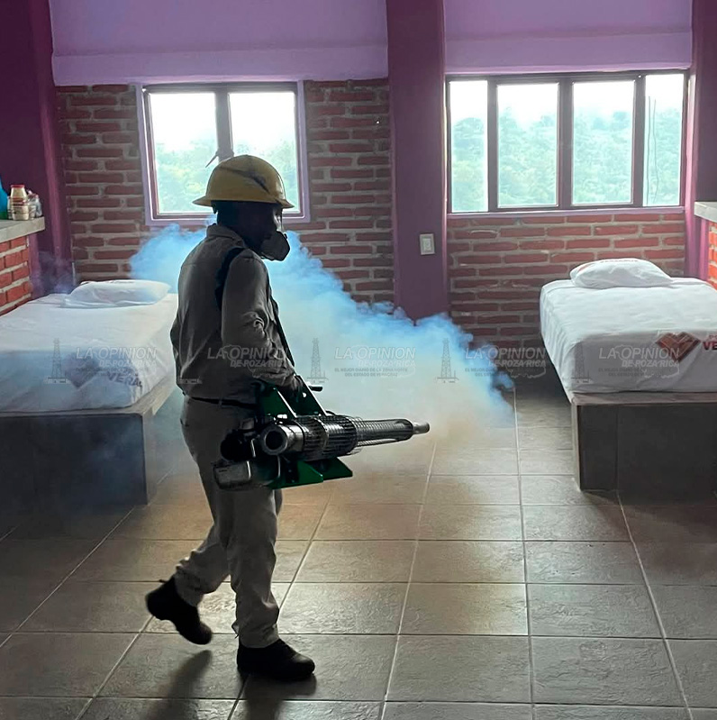Refuerzan acciones sanitarias en el CERESO con jornada de fumigación Refuerzan acciones sanitarias en el CERESO con jornada de fumigación