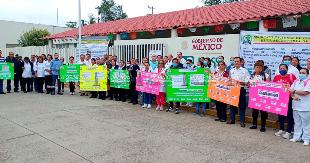 Exigen respeto a sus derechos laborales Exigen respeto a sus derechos laborales