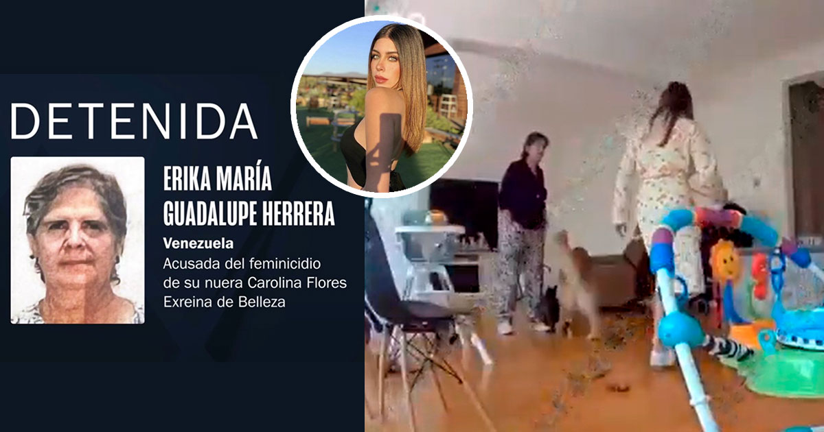 Detienen en Venezuela a mujer por asesinar a su nuera, Carolina Flores Detienen en Venezuela a mujer por asesinar a su nuera, Carolina Flores